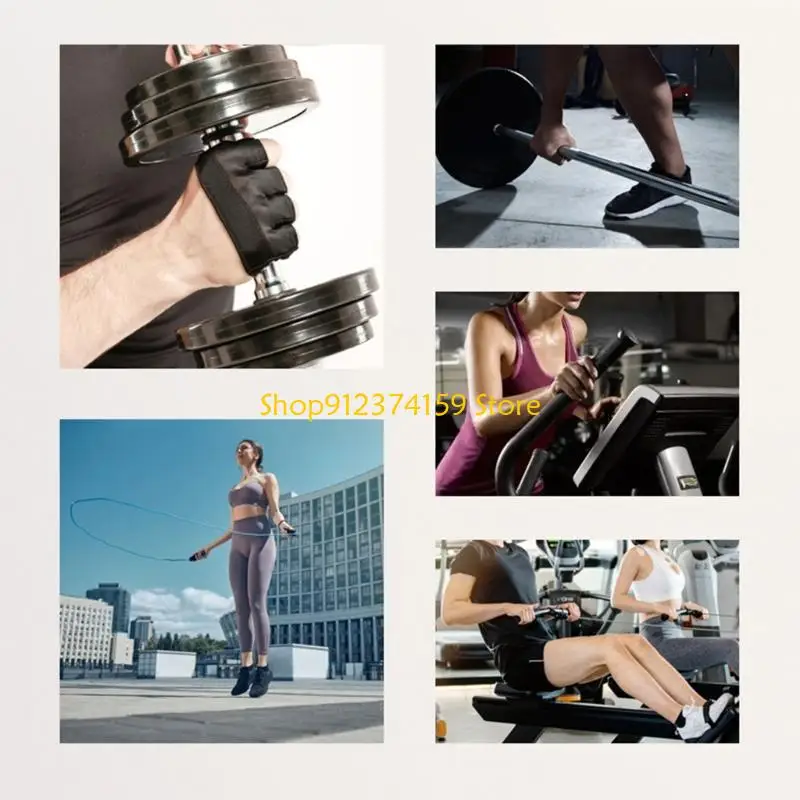 G5AE Unisex Workout Gloves Durability and Comfortable Half Finger Gym Gloves for Strength Training and Fitness Enthusiasts