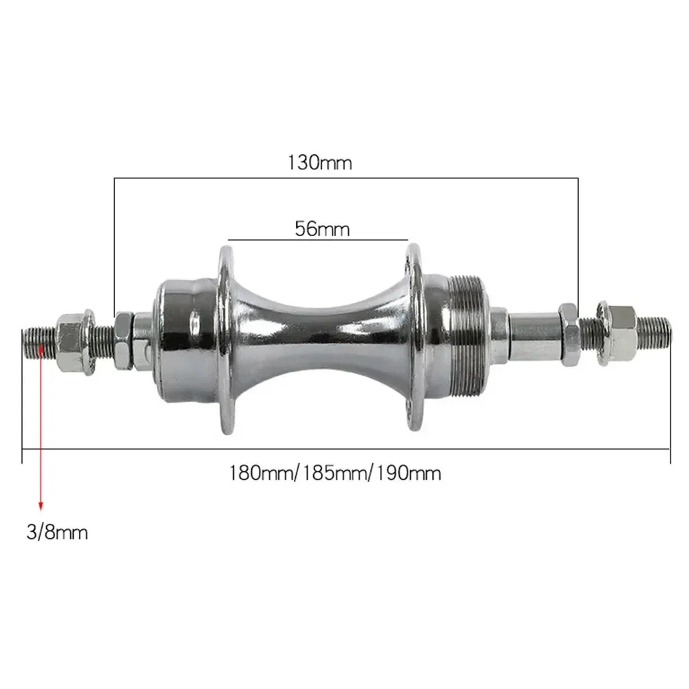 36 Hole Bike Hub Bicycle Kits Front Drum 270g Front 100MM Rear 130MM Rear Drum 340g Bike Replacement Accessories High Quality