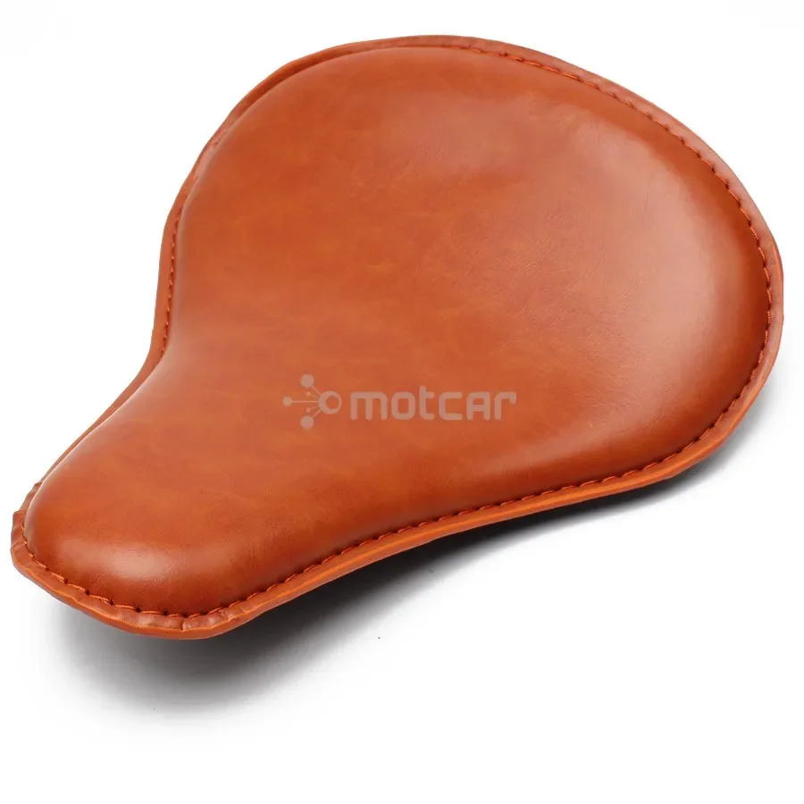 Retro PU Leather Motorcycle Solo Driver Seat for Harley Honda Shadow VT750 VT600 VT125 Bobber Chopper Cafe Racer Seat Cushion