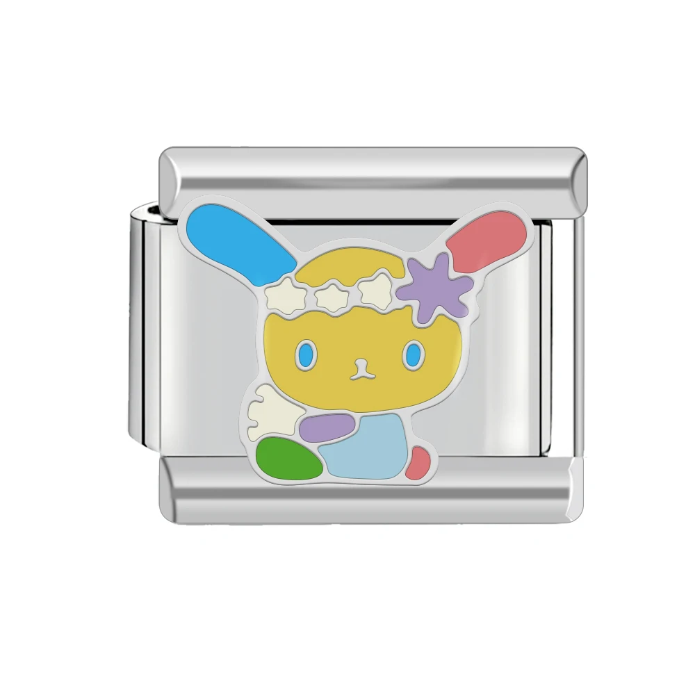 Italian Charm Stainless Steel Bracelet 9mm Diy Y2k Mix Series