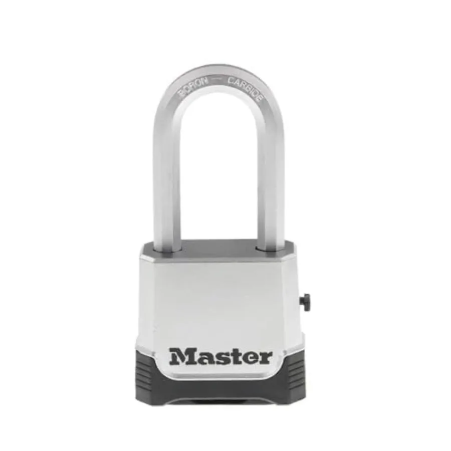 

Sier Outdoor Combination Lock, Heavy Duty Weather Resistant Padlock with Resettable Code and Cut Resistant Boron Carbide Shackl