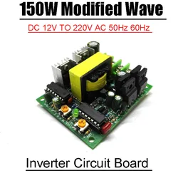 Circuito Inverter a onda modificata da 150W DC 12V a 220V 50Hz 60Hz / DC-AC Boost POWER Converter Module