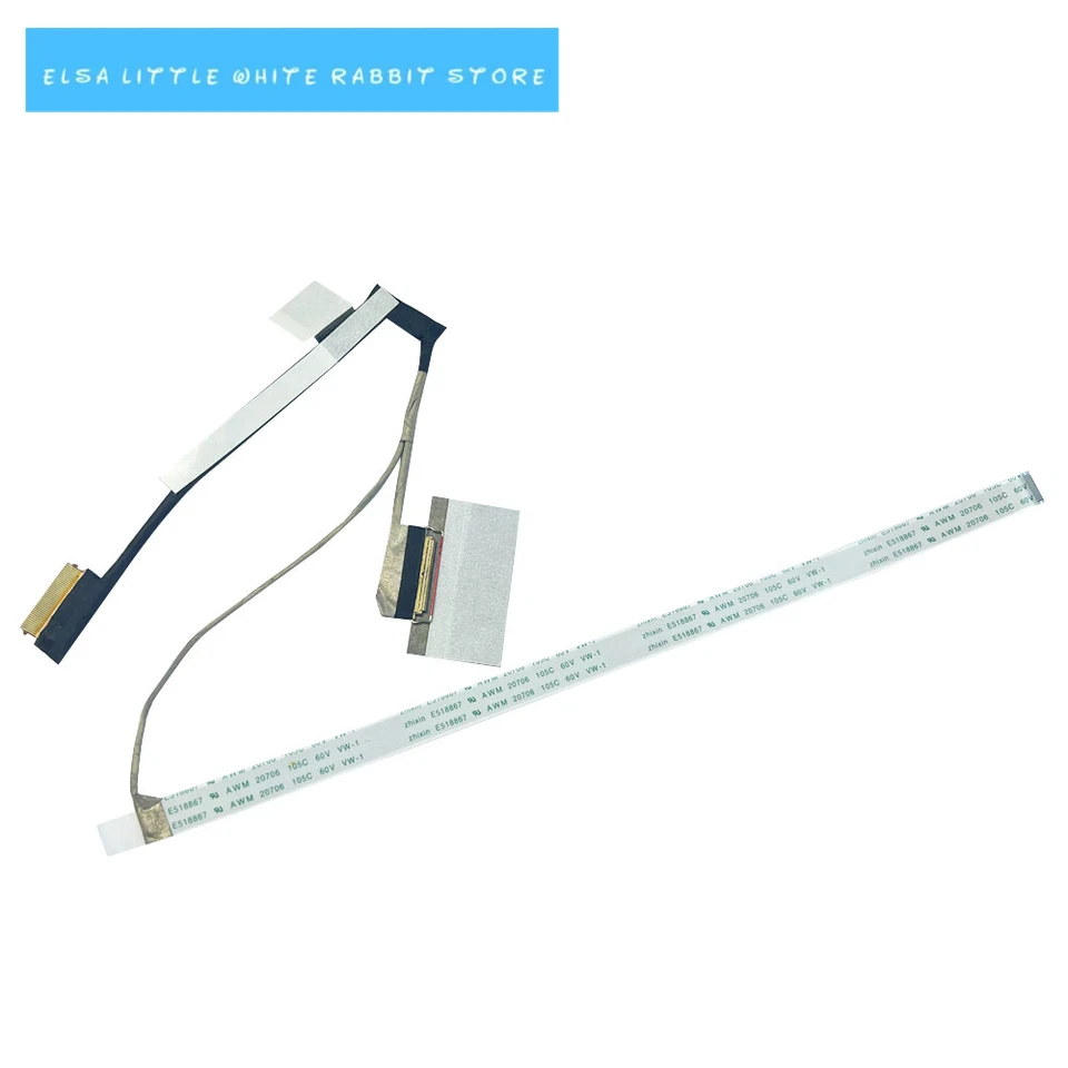 FOR HP OMEN 7 8plus 17-CK 17T-CK TPN-Q266 LCD Cable Wire 40PIN DD0G3LLC100