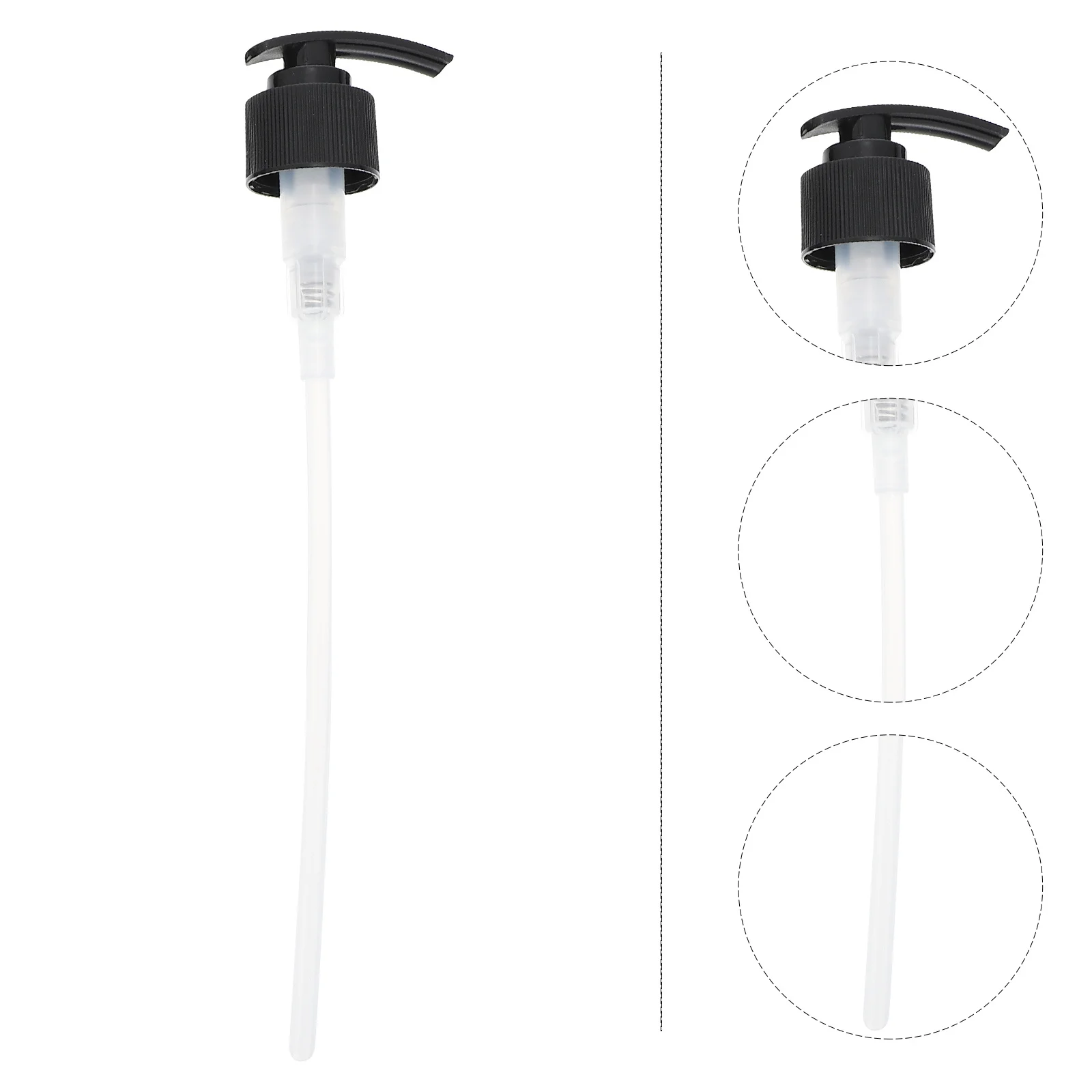 4 قطعة مضخات ضغط صديقة للبيئة 28 مللي متر أسود لمستحضرات الصابون السائل الأساس استبدال زجاجة رأس مضخة الضغط البلاستيكية