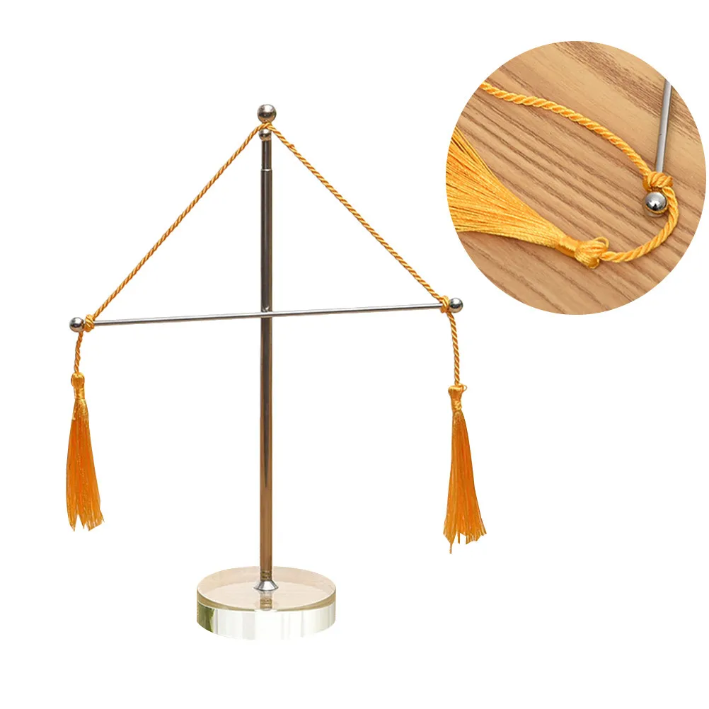 Desk Flag Holder Metal Telescopic Design Desktop Flag Stand Stable Base for Office Festivals Parties Military Events