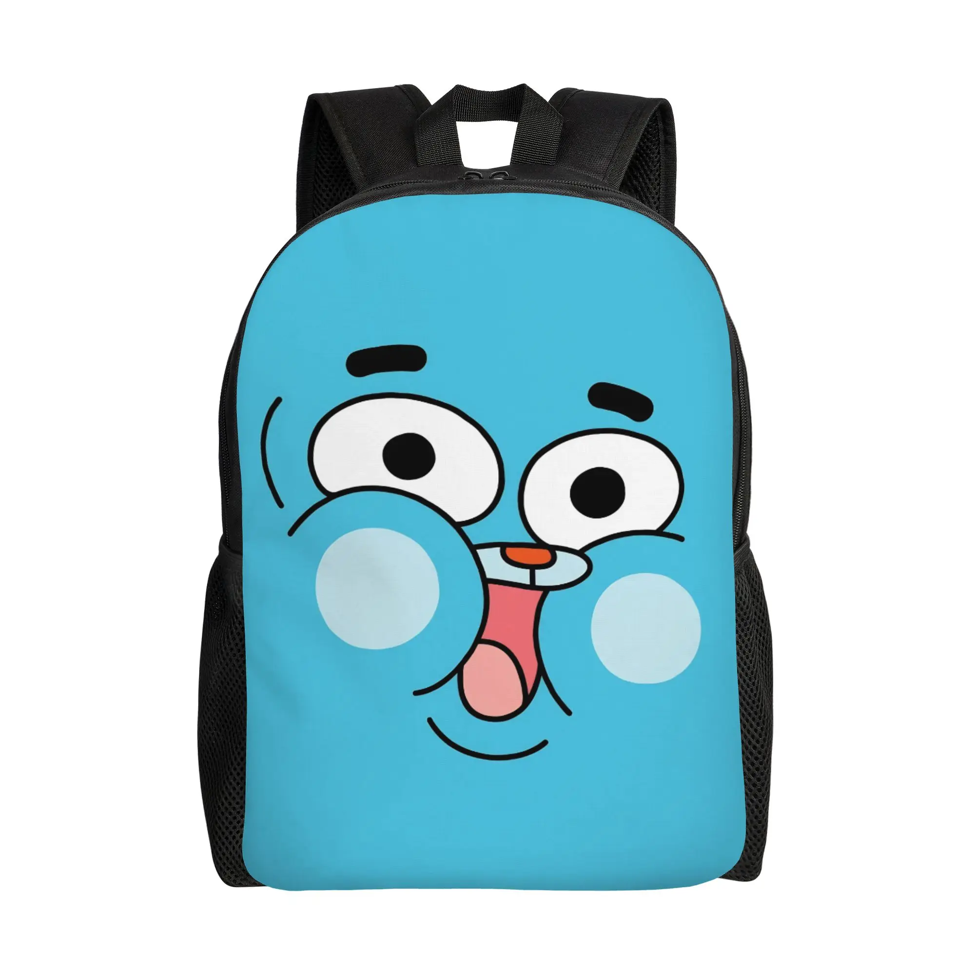 Gumballs Face Backpack for Men Women Casual High School Business Daypack Amazings Gumballs Laptop Shoulder Bag Outdoor