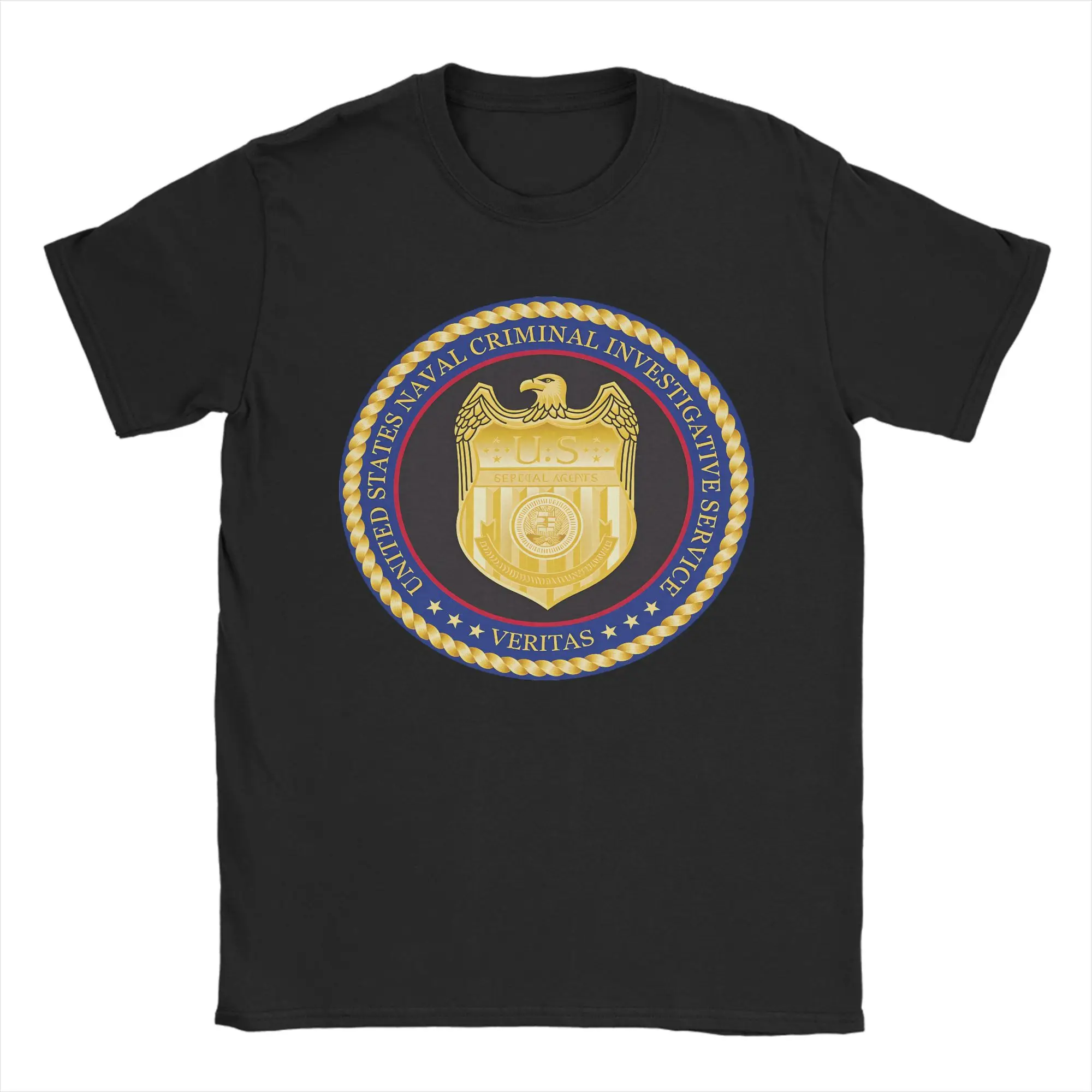 Men NCIS Naval Criminal Investigative Service T Shirts Cotton Clothes Y2K Casual Short-Sleeved T-Shirt Crewneck Hippie Tee Shirt
