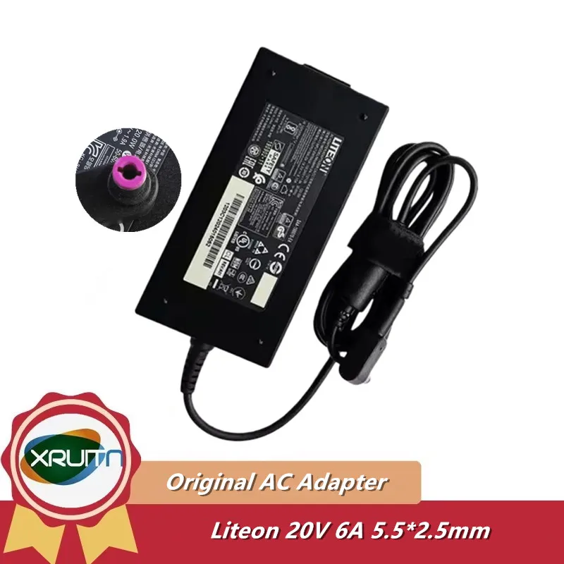 

Genuine LITEON PA-1121-76 20V 6A 120W 5.5x2.5mm AC Adapter For Laptop Power Supply Charger