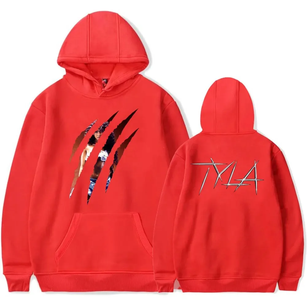 Tyla Scratch Hoodie Sweatshirt Women Men Long Sleeve Fashion Pullover Clothes