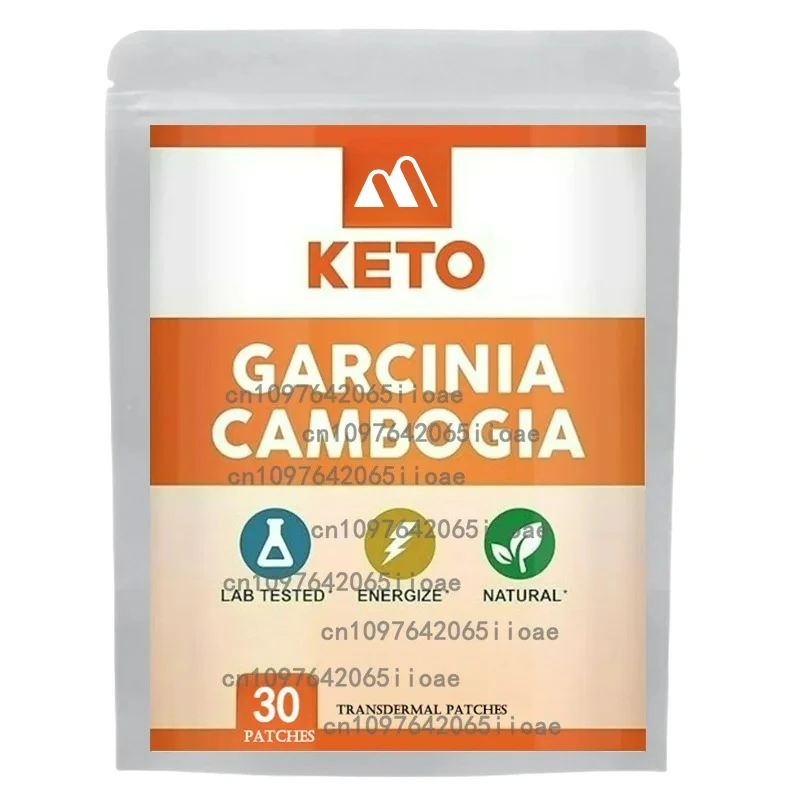 

30 Patches Garcinia Cambogia Transdermal Patches Fat Burning for Weight Loss, Strongest Legal Appetite Reducer Suppressant