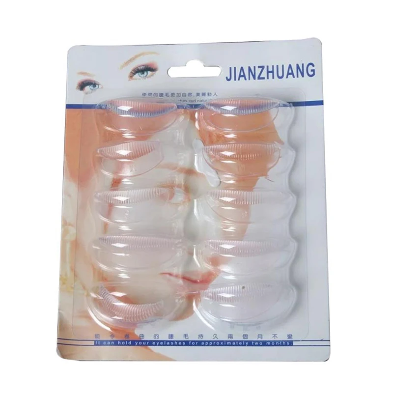 5 Pairs Wimpers Perm Pad Siliconen Curling Wimperlift Gereedschap Diy Wimpers Lifting Make Up Accessoires Gereedschap S M L