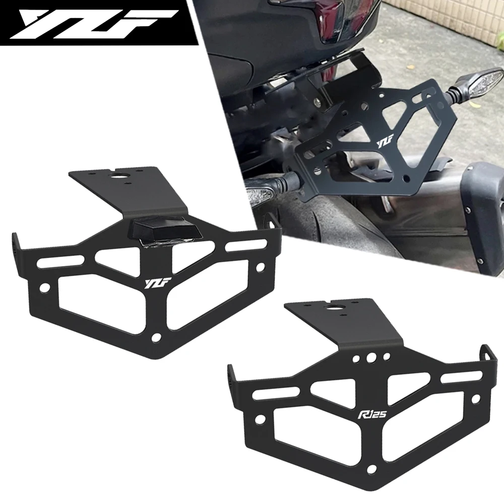 

For Yamaha YZFR125 YZF R125 YZF-R125 2008 2009 2010 2011 2012 2013 Motorcycle Rear License Plate Mount Holder with light Parts