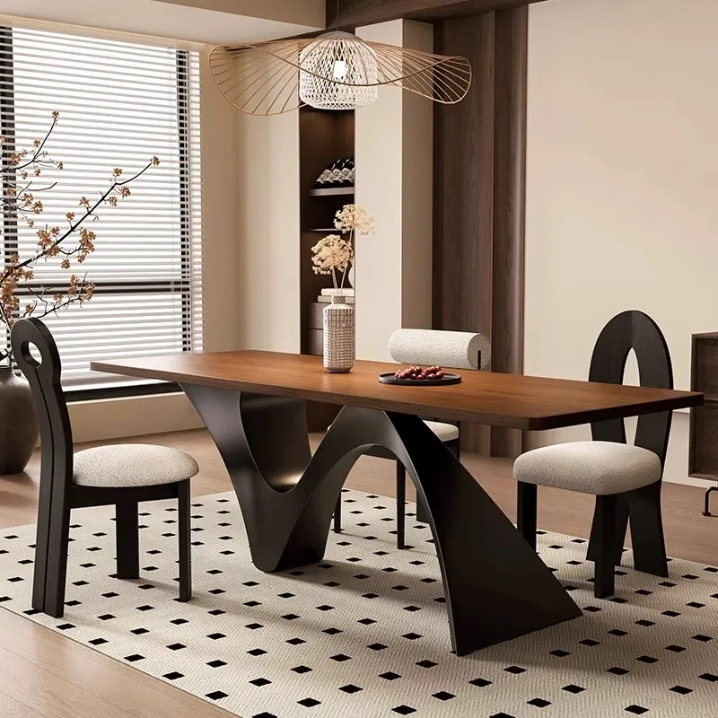 

Event Luxury Organizer Table Stand Living Room Black Luxury Restaurant Table Kitchen Salon Modern Tavolo Di Pranzo Furniture