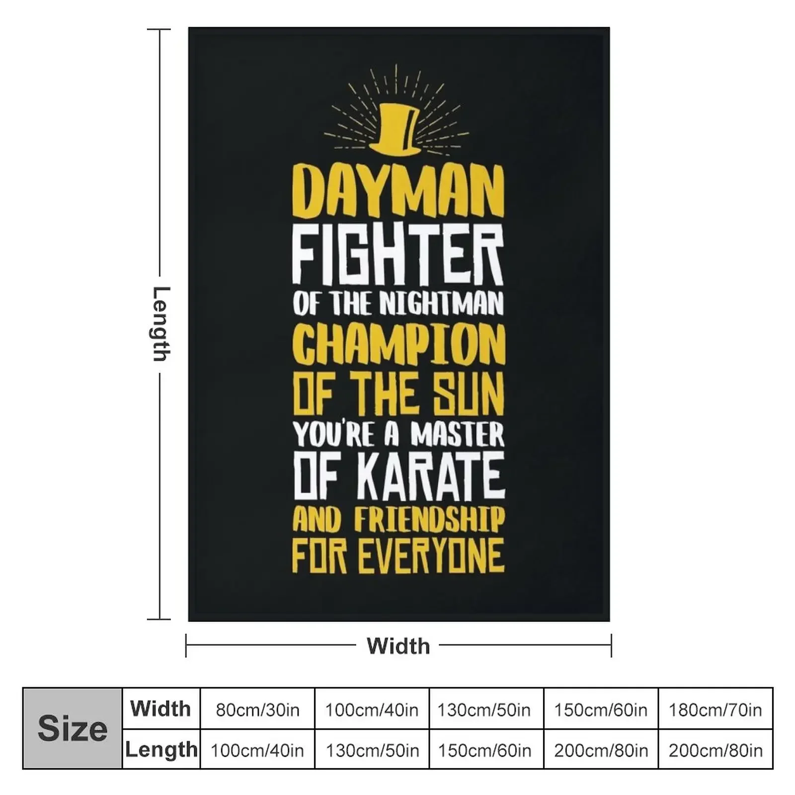 DAYMAN! Champion of the Sun! Throw Blanket Decorative Sofas Plaid Thermals For Travel Decorative Throw Blankets