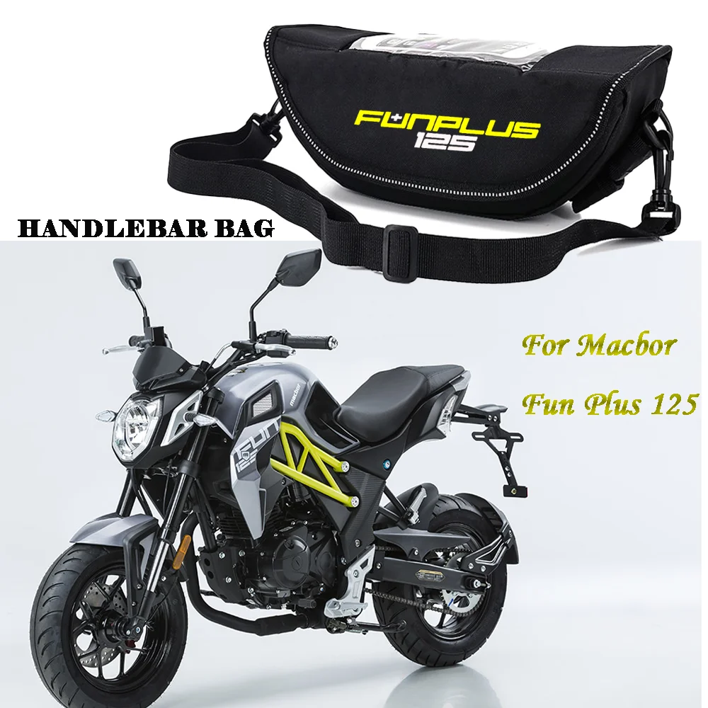 

Motorcycle Handlebar Bag For Macbor Fun Plus 125 Fun 125 Plus 125 2023 Accessories Portable Waterproof Phone Bags