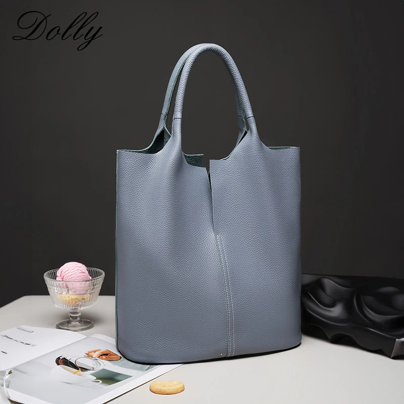 2024 Trend Luxury Designer Brand Women\'s Natural Genuine Leather Handbags, Ladies High End Cow Leather Medium Size Shoulder Bag