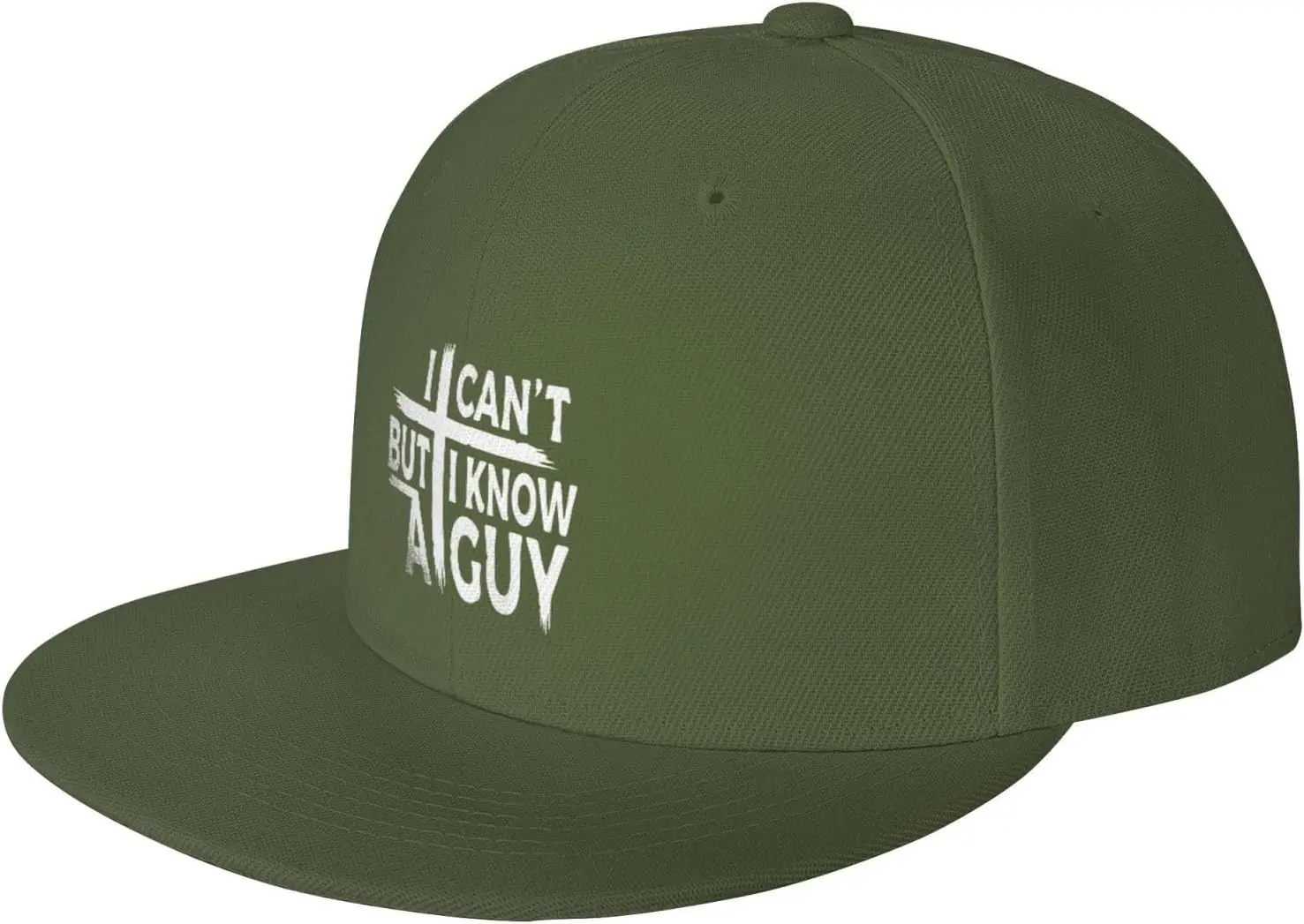 

I Can't But I Know A Guy Distressed Dad Hat Baseball Cap for Women Funny Washed Denim Adjustable Baseball Caps