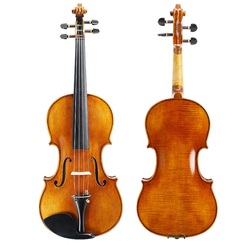 Handmade Antique Oil High Grade Spruce European Flamed Violin