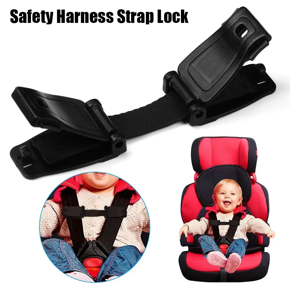 

Buggy Highchair Adjustable Universal Car Seat Strap Backpack Button Safety Harness Lock Chest Clip