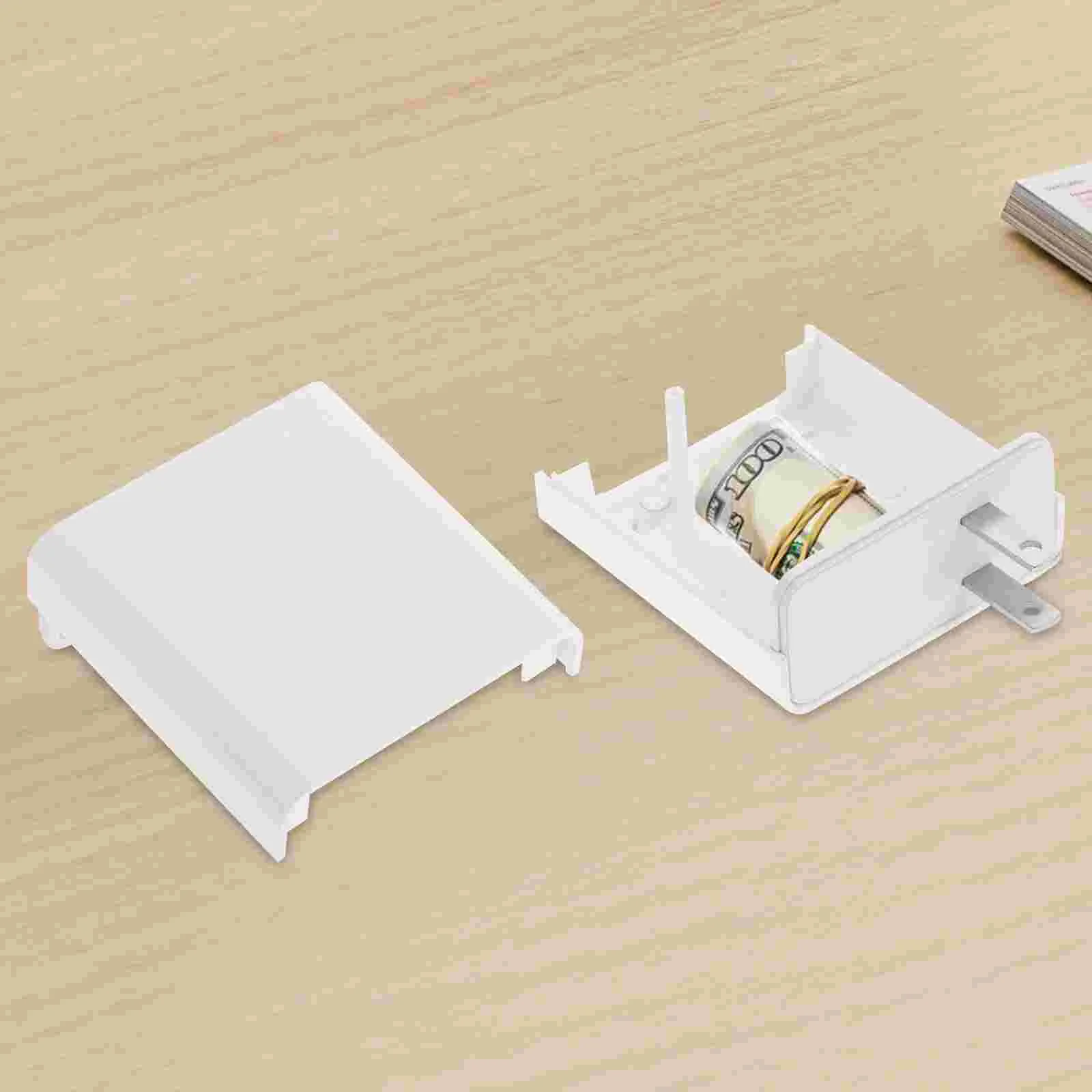 Caja de soporte oculta para llaves, cargadores, almacenamiento seguro para contenedores ocultos en efectivo