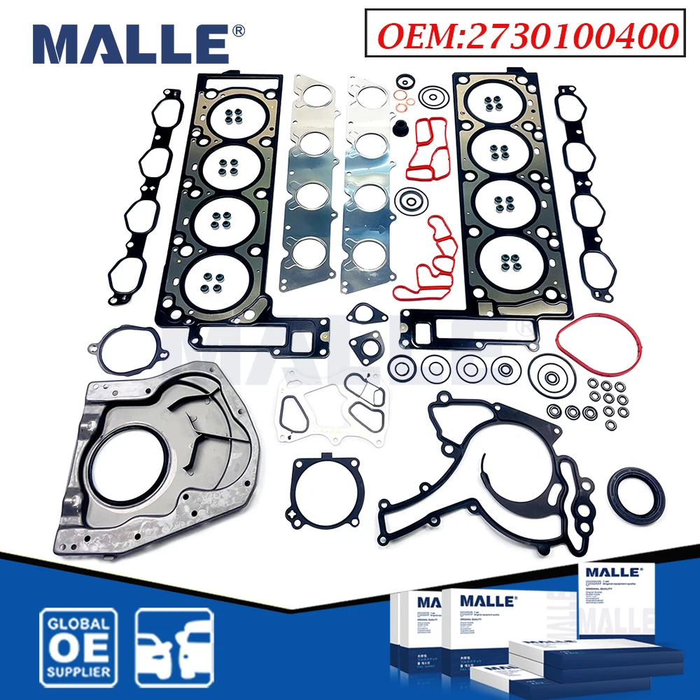 

Engine Overhaul Gasket Kit For Mercedes-Benz M273 4.7L GL450 X164 Auto Car Accessories 2730100400 Cylinder Head Gasket Set 93mm