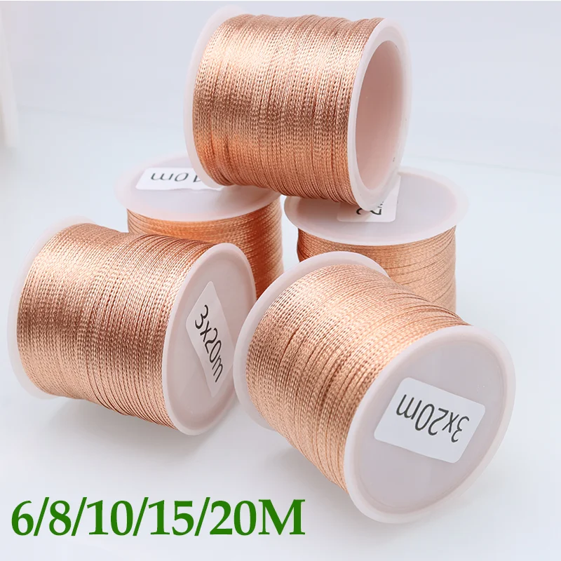 

8/10/15/20M Desoldering Copper Mesh Braid Wick Soldering Remove Low Residue No-Clean Solder Wire for PCB BGA Welding Rework Tool