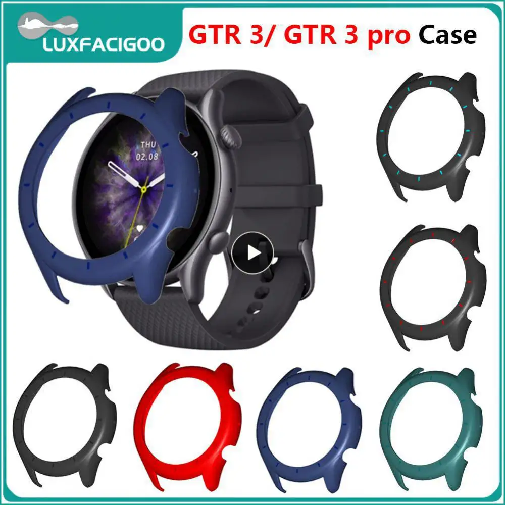 Bumper Shell Dustproof Silicone Two-color High Quality For Amazfit Gtr 3 Case Pc Protector Drop-proof Protective Cover