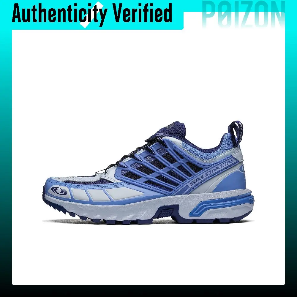 SALOMON x MM6 Maison Margiela ACS Pro Advanced Comfortable Round Toe Low top Running Shoes Unisex Blue Gray L47393000