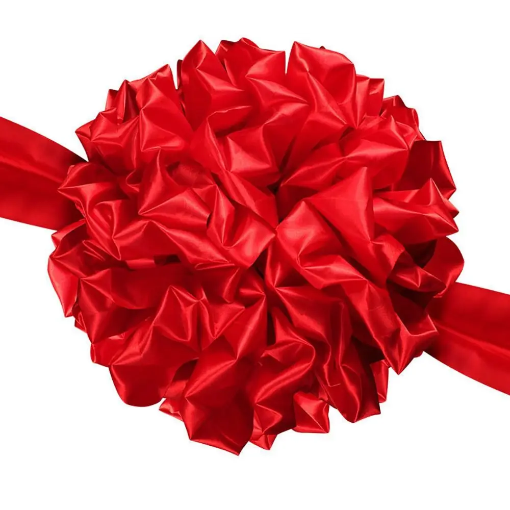 1Pcs Celebrate Decoration Big Flower Ball Ribbon-cutting Market Ceremony Recognition Red Cloth Hydrangea