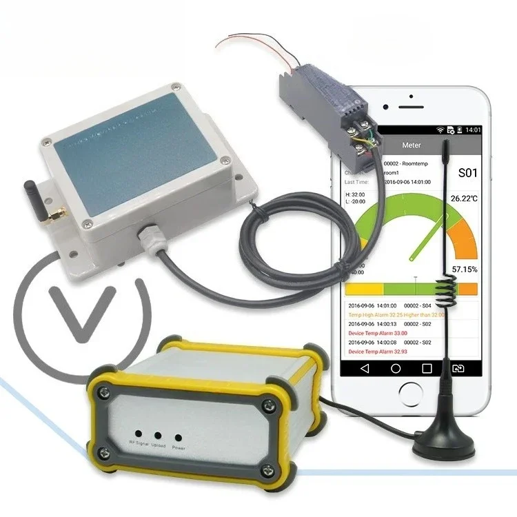 Wireless voltage sensor Remote power station induction AC DC voltage sensor