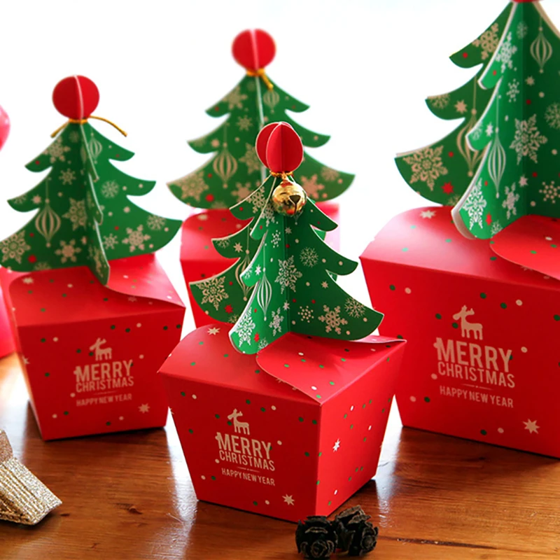 Christmas Advent Candy Box, Santa Paper Gift Box, Christmas Tree Gift Packaging, Pequenos Acessórios Suprimentos, Moda, 20 Pcs