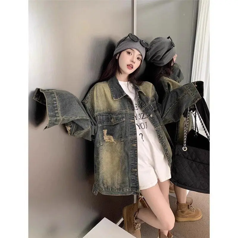 

Джинсовое пальто в стиле пэчворк, льняное женское летнее бархатное пальто с карманами и поясом, женственная минималистичная многослойная мягкая нежная верхняя одежда на пуговицах