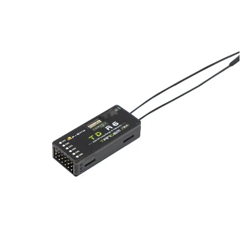 FrSky TD R6 Receiver 2.4G 900M Tandem Dual-Band Receiver with 6 Channel Ports