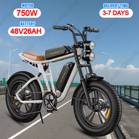 Electric Bicycle ENGWE M20 750W Powerful Motor 48V 26AH Dual Lithium Battery Electric Bike 20*4.0 In Fat Tire Aldult Snow E bike