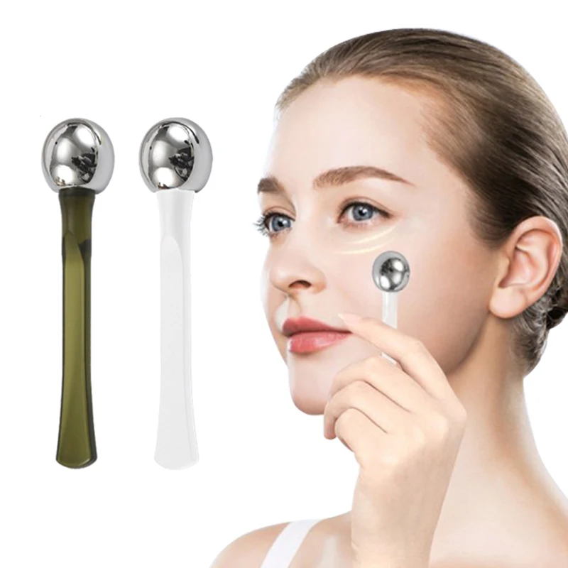 

1pc Eye Roller Massage Stick Eye Cream Applicator Cosmetic Spatula Anti Wrinkle Facial Spoon Gold Alloy Face Thin Skin Care Tool