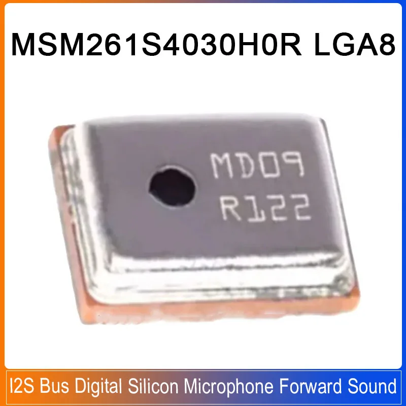 5PCS MSM261S4030H0R LGA8 I2S Bus Digital Silicon Microphone Forward Sound Audio Interface Chip