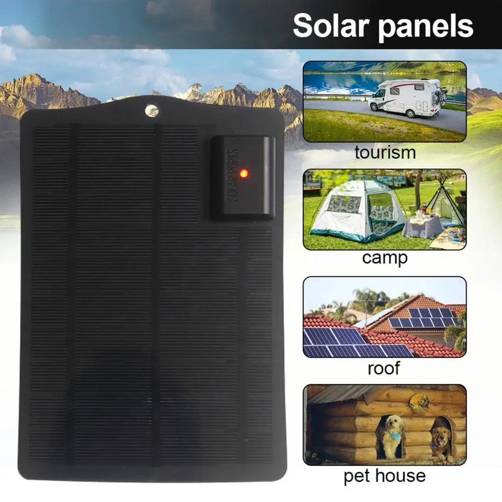 Reliable Outdoor Phone Charger High Efficiency Solar Panel Charger with Fast Usb Output Waterproof Design Reliable for Outdoor