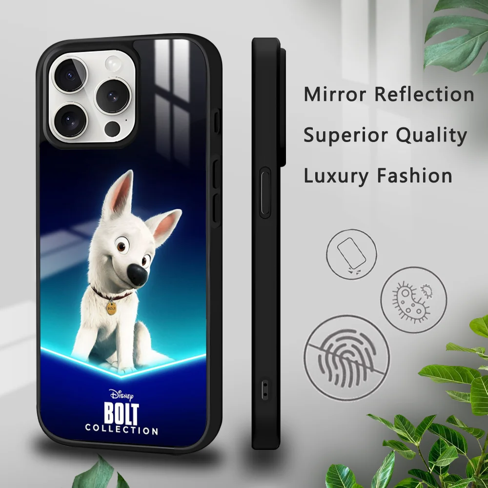 Cute Cartoon Bolt Phone Case For iPhone 16 15 14 13 12 11 Pro Xs Max Mini Plus Celulares Hard Funda