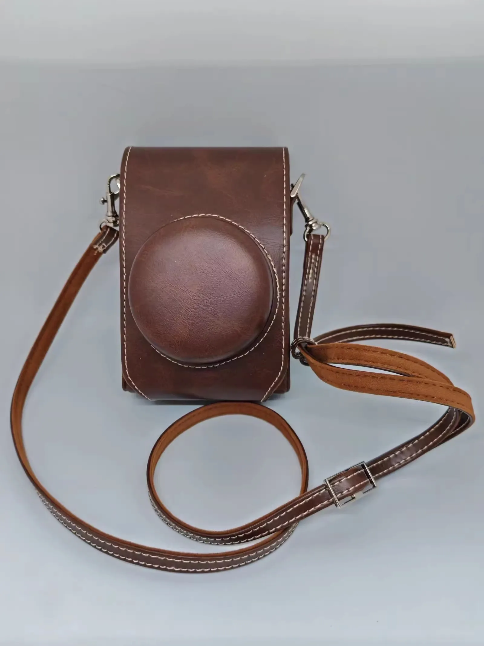 PU sac photo étui pour Panasonic LUMIX DMC-LX100m2 LX100 LX7 LX5 LX3 LX-7 LX-5 LX-3 rétro style étui pour appareil photo sac à bandoulière