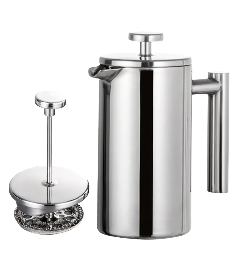 

350ml/800ml/1000ml Coffee Maker Pot French Press Coffee Maker Stainless Steel Double Walled Insulated Coffee Maker Pot