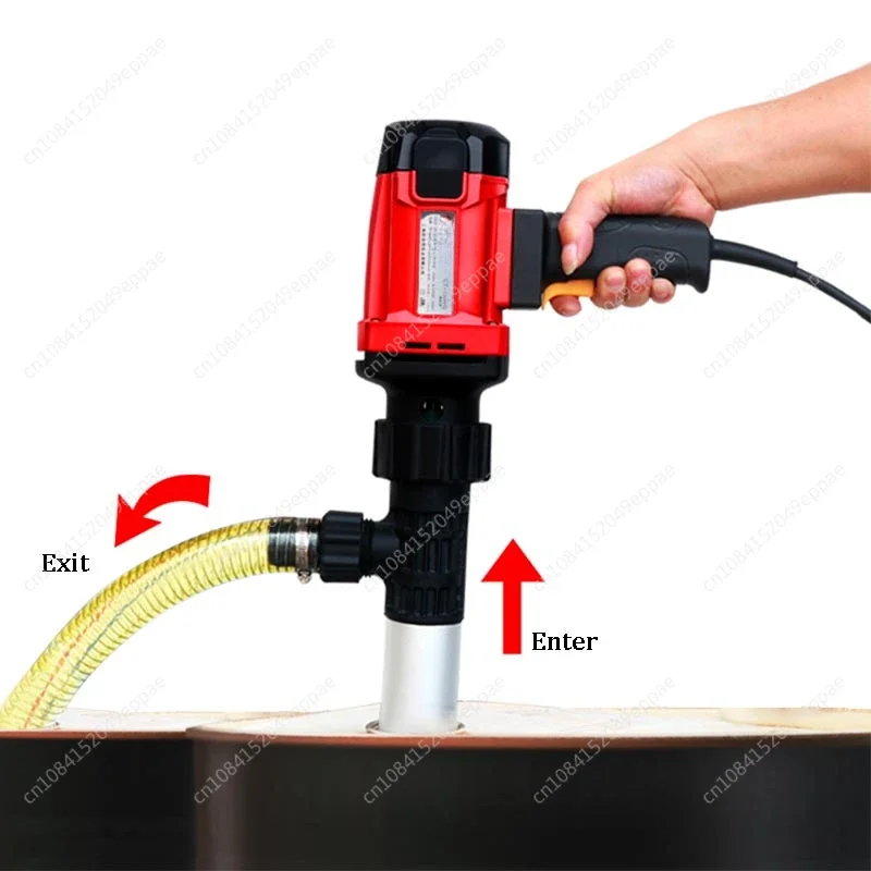 Portable Electric Hand Barrel Pump 220V High-power Industrial Oil Pump Oil Drum with Electric Oil Pump