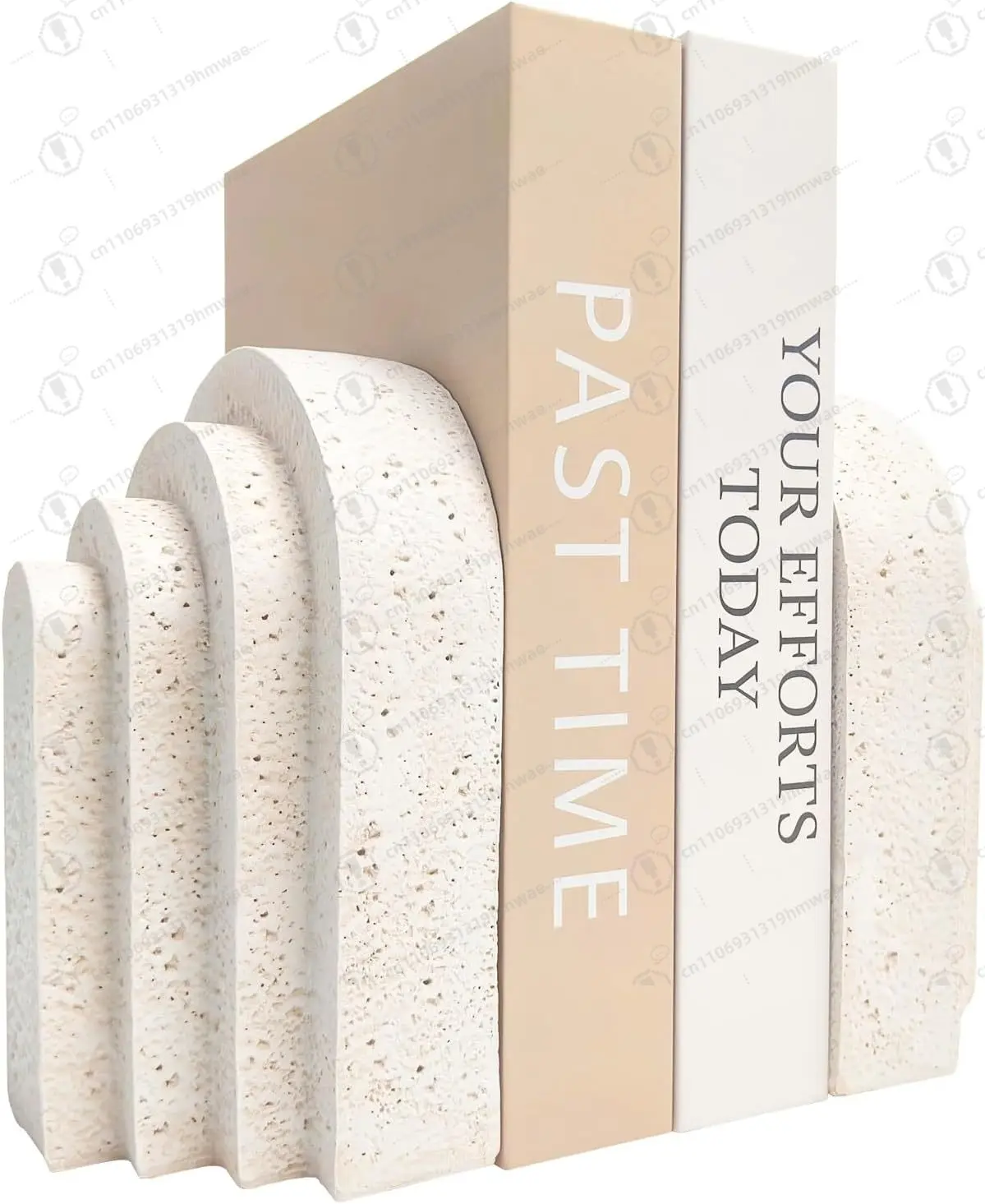 

Heavy Duty Book Ends for Shelves Set of 2 Resin Decor Bookends for Heavy Books Modern Home Decor