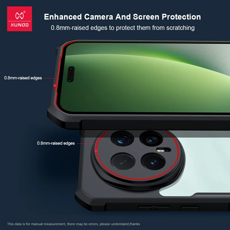 For Honor Magic 8 Pro Case Xundd Airbag Shockproof Translucent PC TPU Frame Back Anti-knock Matte Cover For Magic8 Pro