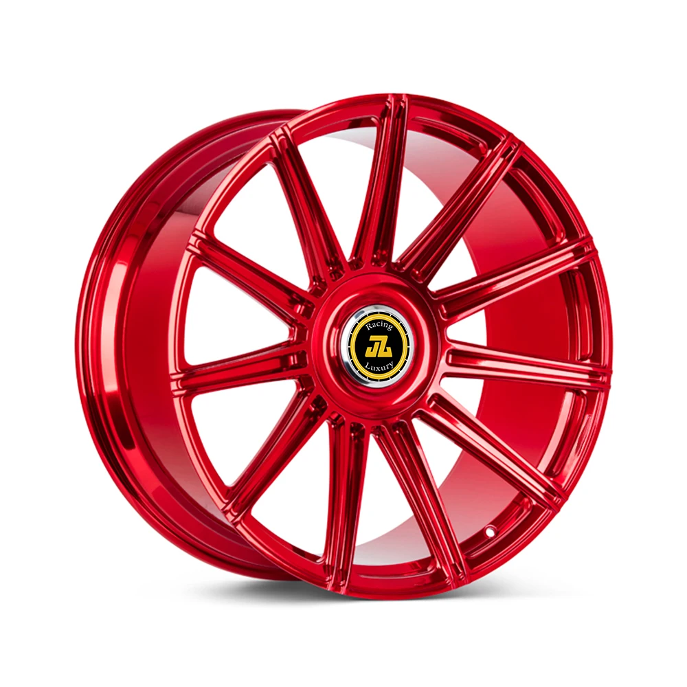 JZ Custom 18-24Inch Diameters 8.5- 13Inch Widths 5x112mm 72.6 Gloss Black Forged Wheels Rims for Cullinan Ghost Phantom