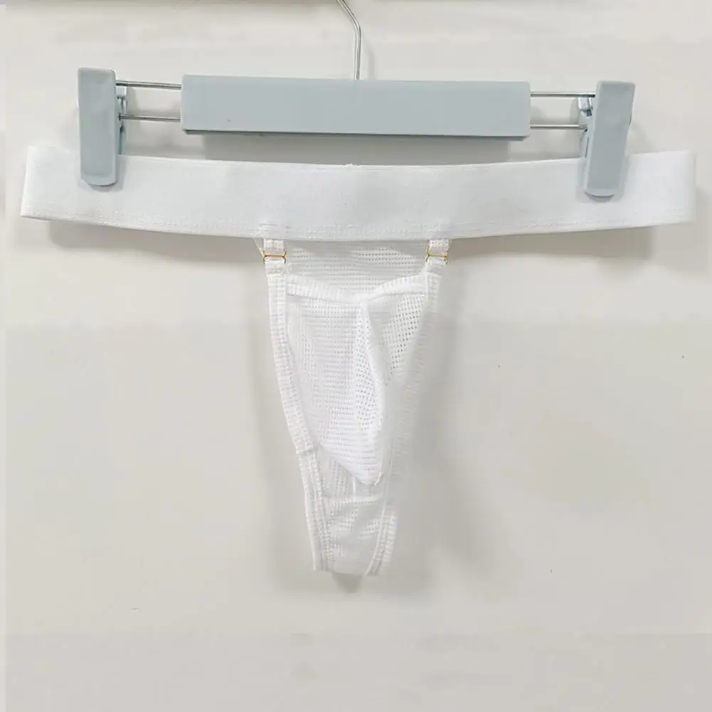Mesh Underpants Men Underwear Comfortable Pouch Thongs For Men Applicable Gender Male Pouch Design Soft Material