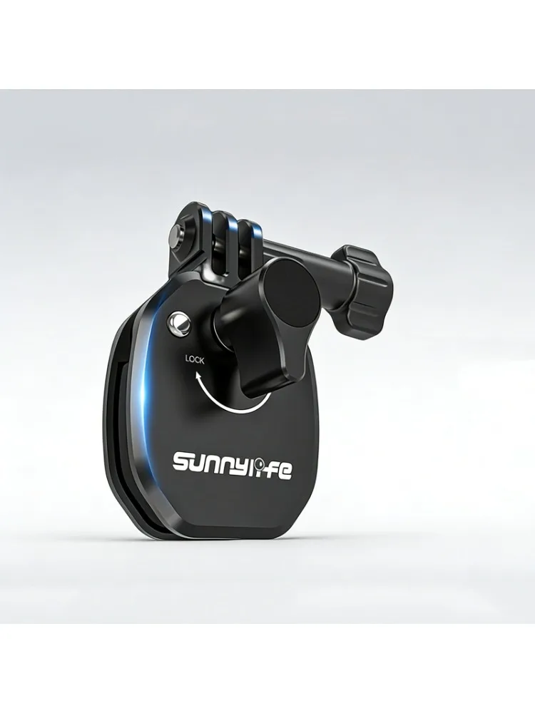 Metalowa szyba motocyklowa do kamer GoPro Insta360 X6/X5/X4/X3/GO3/3S/GO Ultra DJI Action 6 5PRO 4 3/Nano z uchwytem na klips. — zdjęcie produktu 7