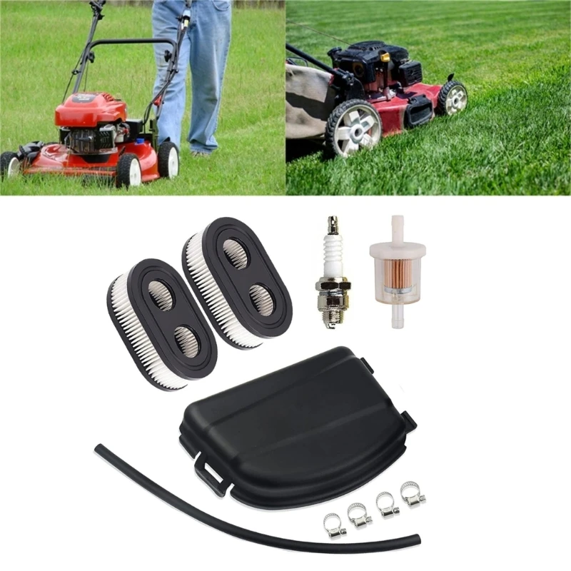 Durable Grass Cutter Filter Set Lawn Mower Air Filter Air Cleaner Cover Dropship