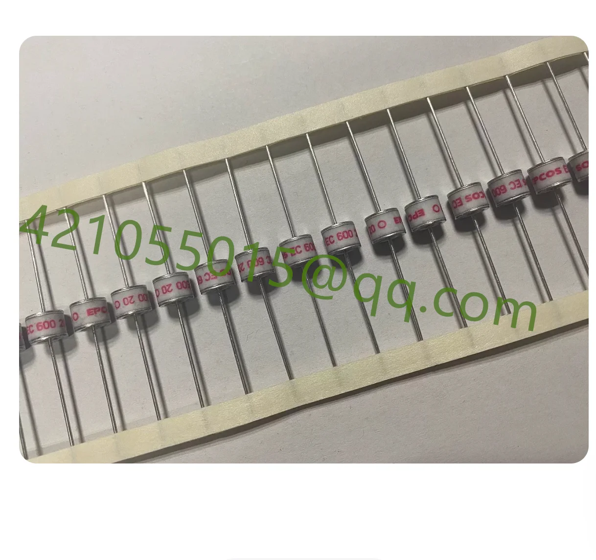 50 pieces, integrated ceramic gas discharge tubes，2R8*6MM：EC75X  EC90X  EC150X  EC230X  EC350X  EC470X  EC600X  EC1500X