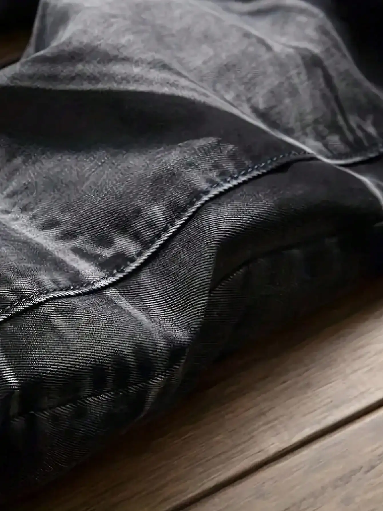 Jeans Black White Slim Fit Stretch - Image 4