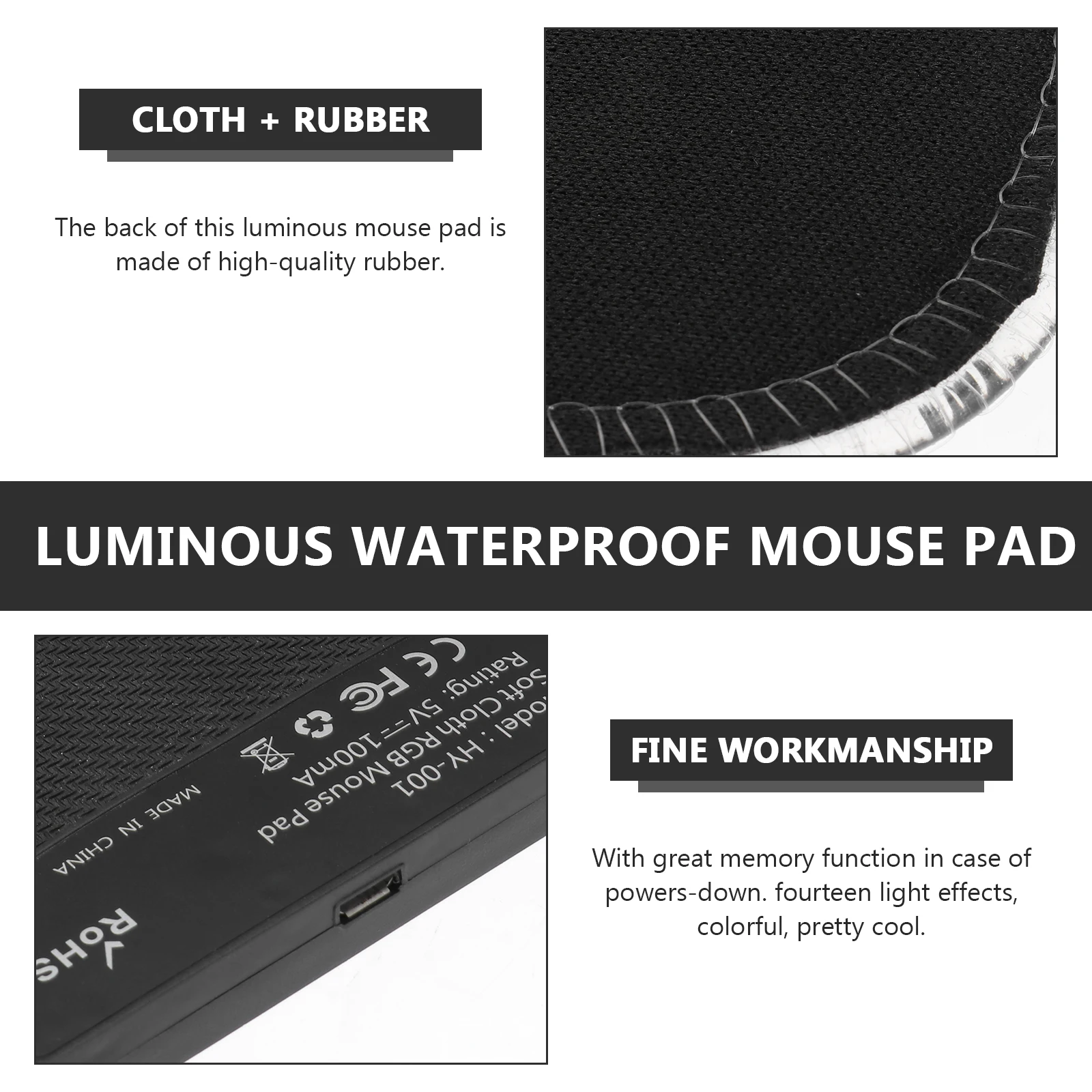 

Mouse Pad Gaming Mouse Mats Gaming Mouse Pad Glowing Mouse Pad